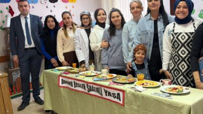 Bilecik Halk Eğitimi Merkezi'nde, Çocuk Bakım Elemanı Kursu'nda 'Beslenme tabağı