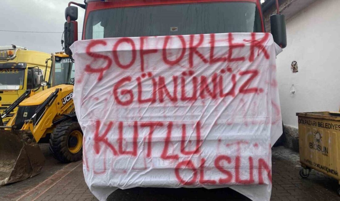 Bilecik'in Gölpazarı ilçesinde Dünya Şoförler Günü kutlandı. Etkinlikte, jandarma ve
