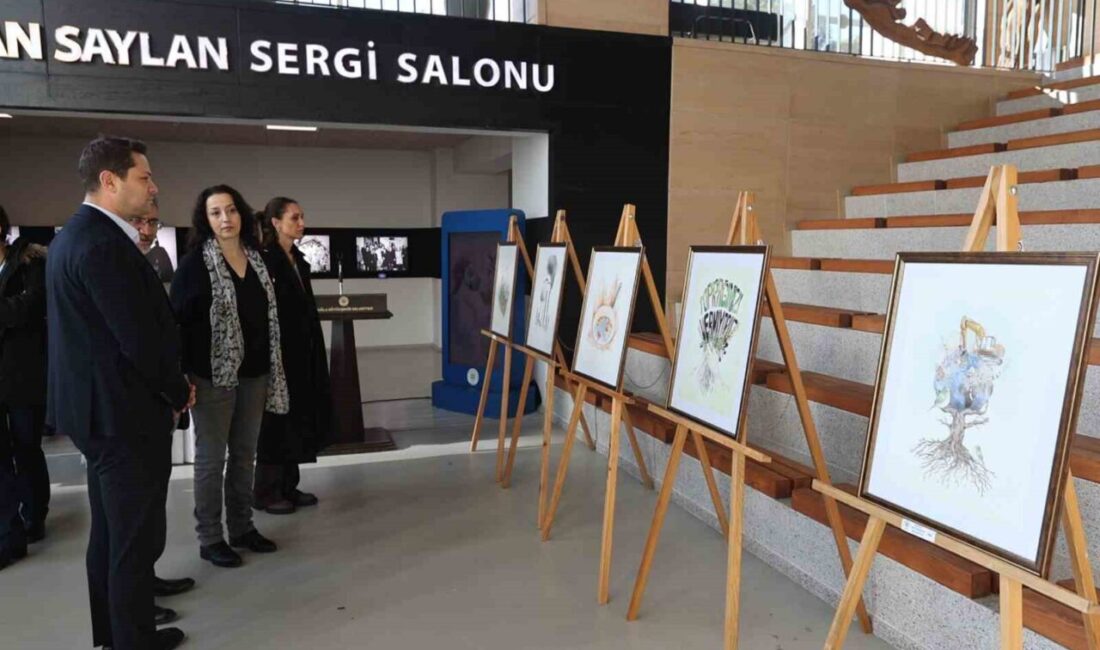 Muğla'da düzenlenen 'Bir Başka Yolculuk Gerek Bize-Grafik Tasarım Sergisi', Yasemin