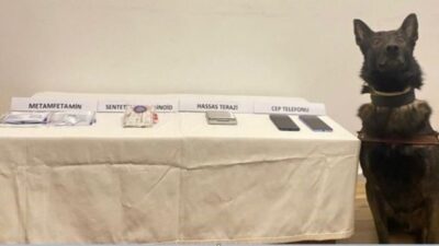 Bolu İl Jandarma Komutanlığı, uyuşturucu operasyonu düzenleyerek 11,1 gram metamfetamin