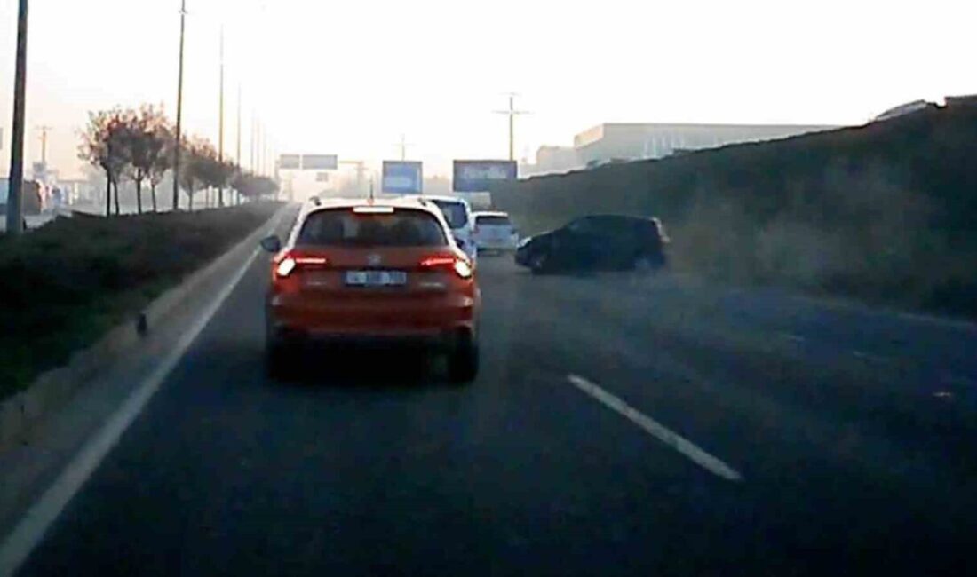 Bolu'da sabah saatlerinde meydana gelen kazada M.C.Ç. yönetimindeki otomobil, Erkan