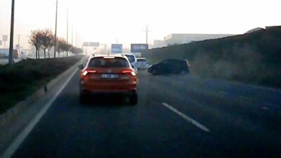 Bolu'da sabah saatlerinde meydana gelen kazada M.C.Ç. yönetimindeki otomobil, Erkan