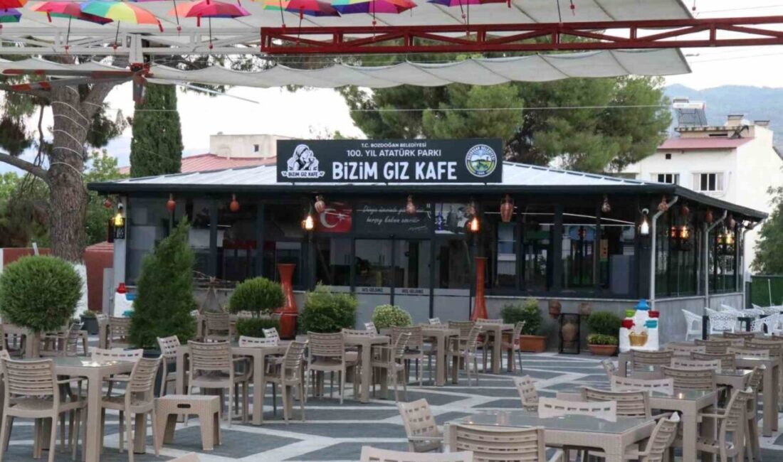 Bozdoğan’da Kadınların Yeni Buluşma Noktası: Bizim Gız Kafe! Bozdoğan Belediyesi, Atatürk Parkı'nda kadınlara özel "Bizim Gız Kafe"yi hizmete