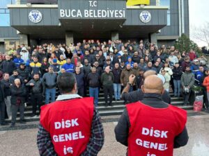 İzmir Buca Belediyesi’nde çalışan 2 bin işçi, ödenmeyen maaşlar ve