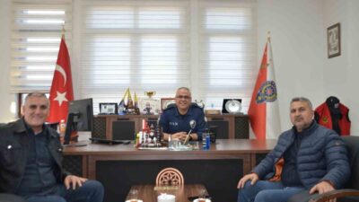 Muş'un Bulanık ilçesi gazetecileri, yeni İlçe Emniyet Müdürü Engin Arlı'yı