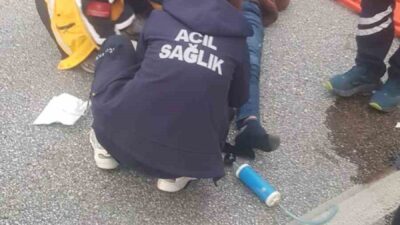 Burdur'da otomobil ve motosikletin çarpışması sonucu M.A. adlı motosiklet sürücüsü