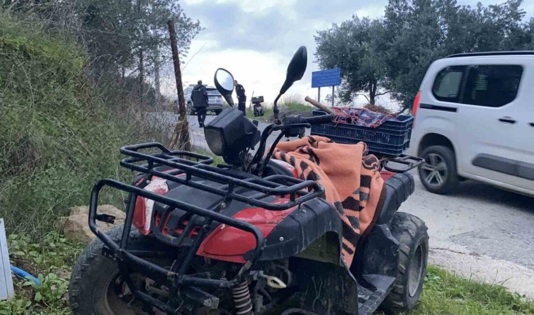 Mudanya'da R.K. yönetimindeki bir ATV'nin tekerleğinin yerinden çıkması sonucunda kaza