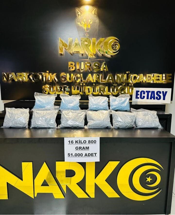 Bursa'da Narkotik Suçlarla Mücadele Şube Müdürlüğü, uyuşturucu ticareti yapan şüphelilere