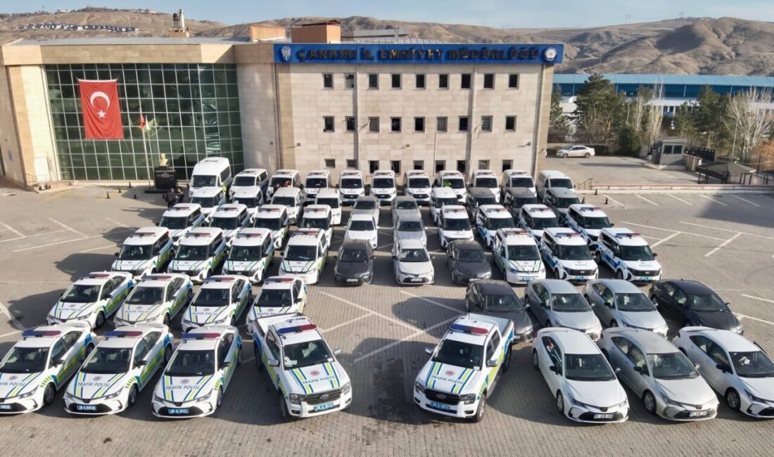 Çankırı İl Emniyet Müdürlüğü, İçişleri Bakanlığı tarafından gönderilen 57 yeni