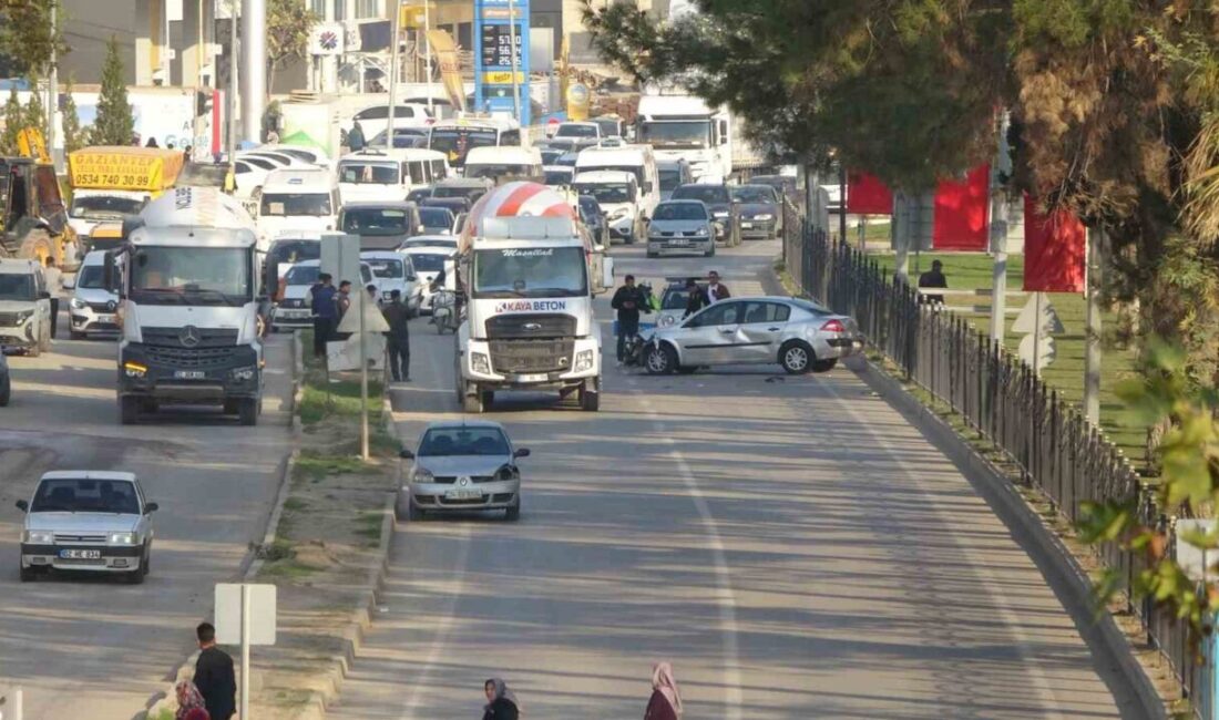 Adıyaman Atatürk Bulvarı'nda, H.K. yönetimindeki beton mikserinin, plakası öğrenilemeyen bir