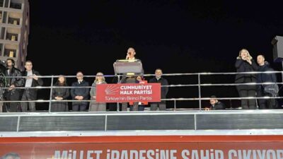CHP Genel Başkanı Özgür Özel, İstanbul Güngören'de "Millet İradesine Sahip