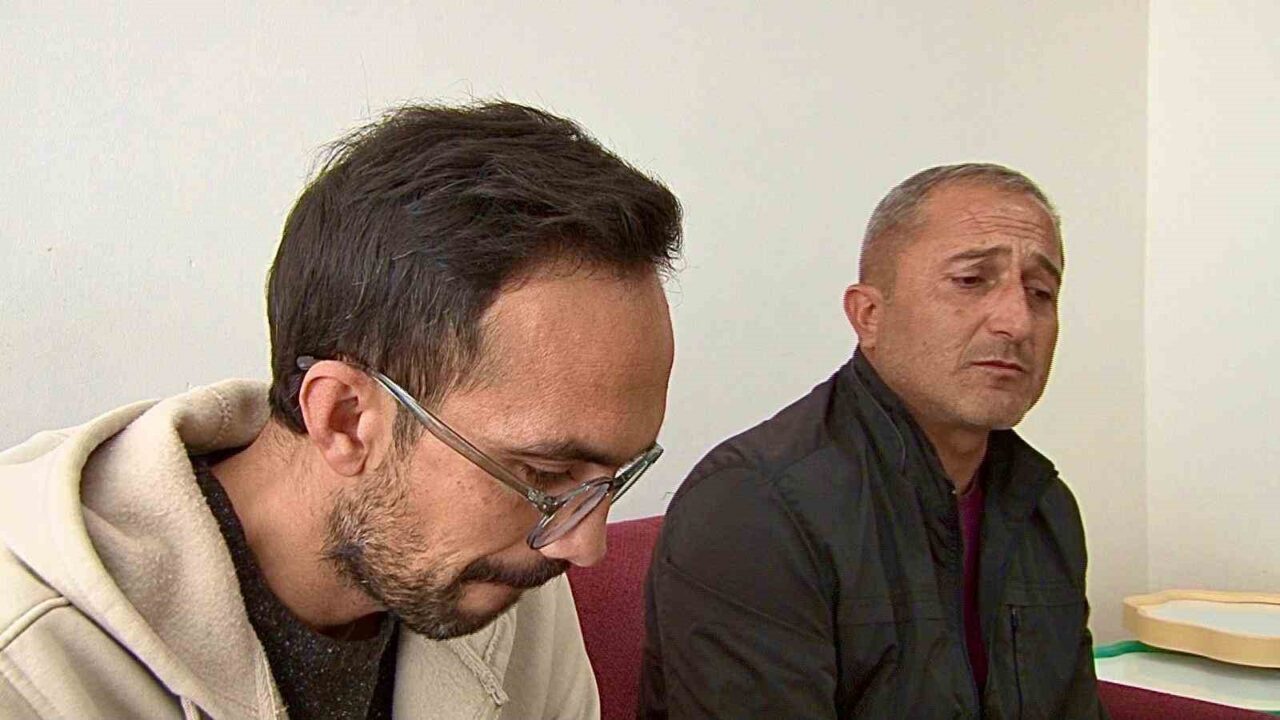 Ankara'da çocukları köpek saldırısına uğrayan Halil Yılmaz ve Adem Öztürk,