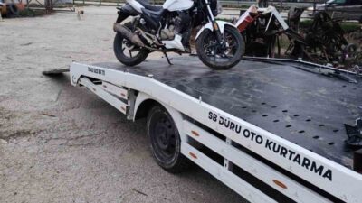 Isparta'nın Yalvaç ilçesinde plakasız motosiklet kullanan 11 yaşındaki Bolat Emir