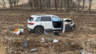 Çorum'da meydana gelen kazada, Mehmet S. yönetimindeki cip, direksiyon hakimiyetinin