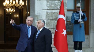 Cumhurbaşkanı Recep Tayyip Erdoğan, Dolmabahçe Ofisi'nde Macaristan Başbakanı Viktor Orban'ı