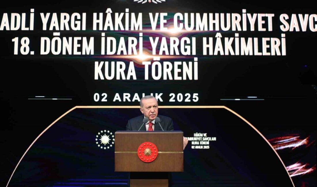 Cumhurbaşkanı Recep Tayyip Erdoğan, adalet sisteminin önemine dikkat çekerek, yeni