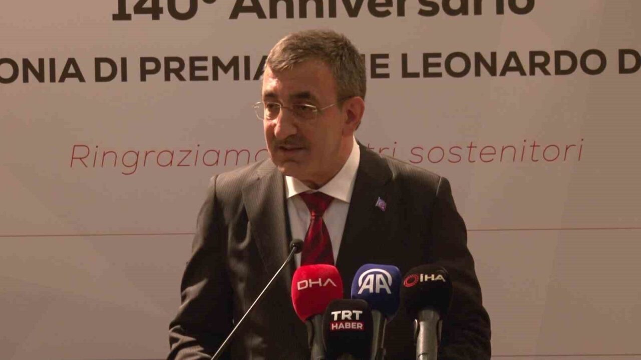 Cumhurbaşkanı Yardımcısı Cevdet Yılmaz, Türkiye-İtalya ilişkilerinin güçlendiğini ve iki ülke