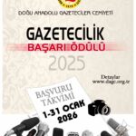 Doğu Anadolu Gazeteciler Cemiyeti, 2025 Gazetecilik Başarı Ödülü Yarışması’nı başlattı.