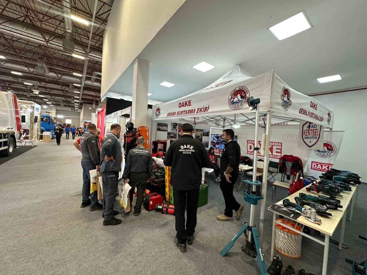 Düzce Arama Kurtarma Derneği, Uluslararası Afet Yönetim Fuarı’nda Stand Açtı