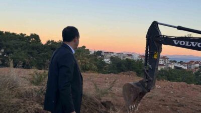 Muğla'nın Datça ilçesinde yeni hükümet konağının inşaatı başladı. Kaymakam Murat