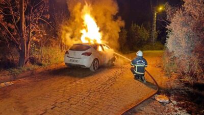 Hatay'ın Defne ilçesi Harbiye Mahallesi'nde seyir halindeki 31 AHC 82