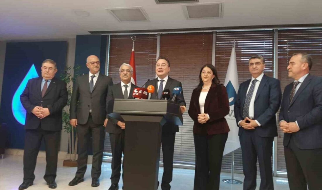 DEM Parti Heyeti, DEVA Partisi Genel Başkanı Ali Babacan ile Siyasi Temaslarda Bulundu DEM Partisi heyeti, Pervin Buldan, Mithat Sancar ve Faik Özgür