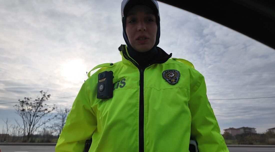 Kırklareli İl Emniyet Müdürlüğü, ASELSAN'ın yüz tanımalı yaka kameralarıyla trafik