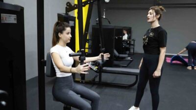Denizli GSB Kız Yurtları'nda yeni bir fitness salonu açıldı. 6800