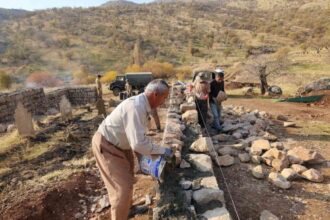 Hakkari’de Yıllar Sonra Şehit Mezarları Onarılarak Yeniden Düzenlendi