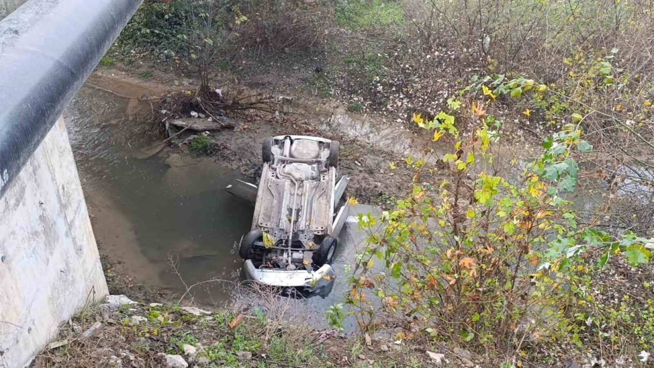 Bursa'nın İnegöl ilçesinde Nevin Ç. (32) yönetimindeki otomobil, direksiyon hakimiyetini