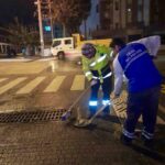 Didim’de sağanak yağış sebebiyle belediye ekipleri alarma geçti, müdahale çalışmaları sürdü.