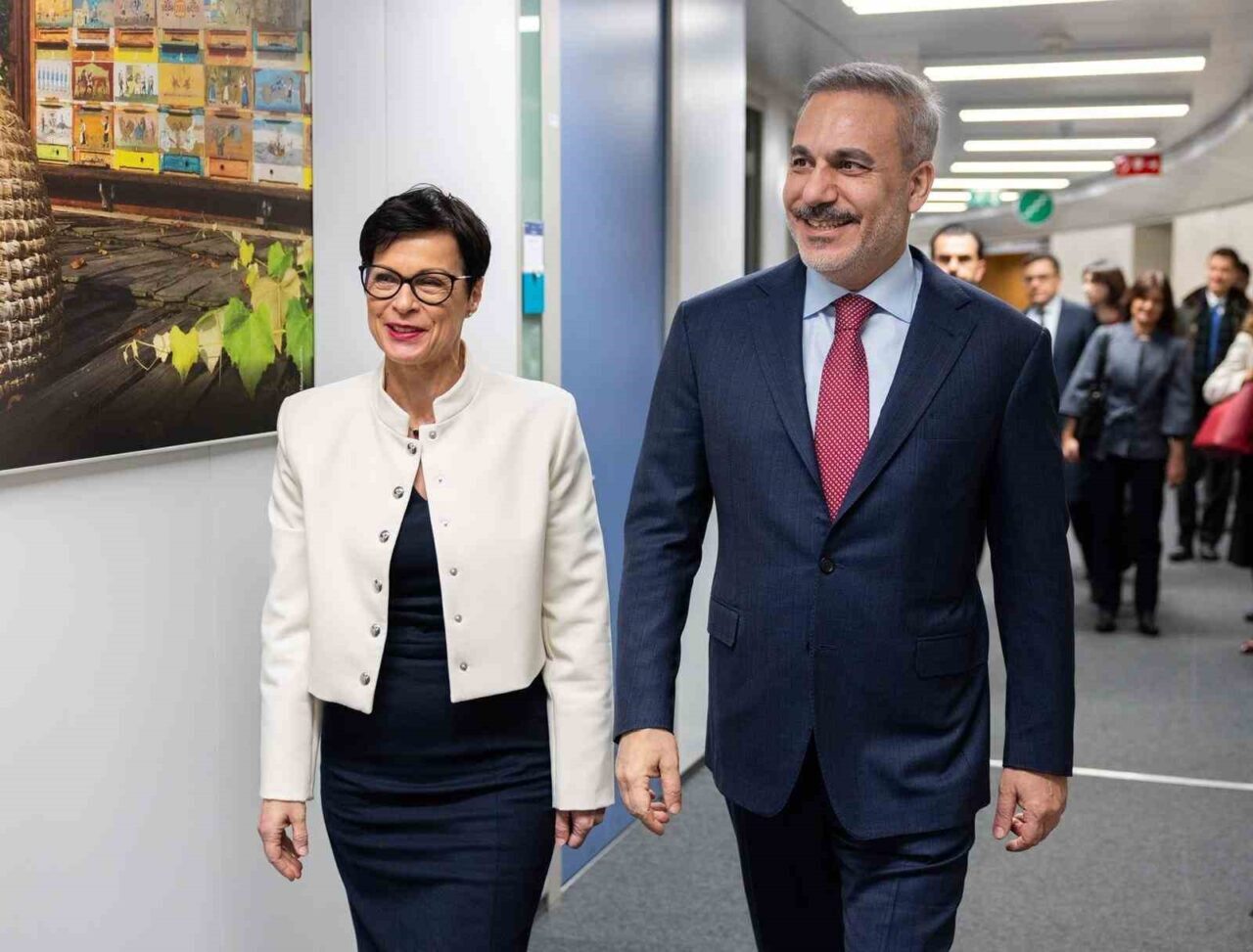 Dışişleri Bakanı Hakan Fidan, Belçika'nın başkenti Brüksel'de düzenlenen NATO Dışişleri