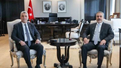 Dışişleri Bakanı Hakan Fidan, Ticaret Bakanı Ömer Bolat ile bir