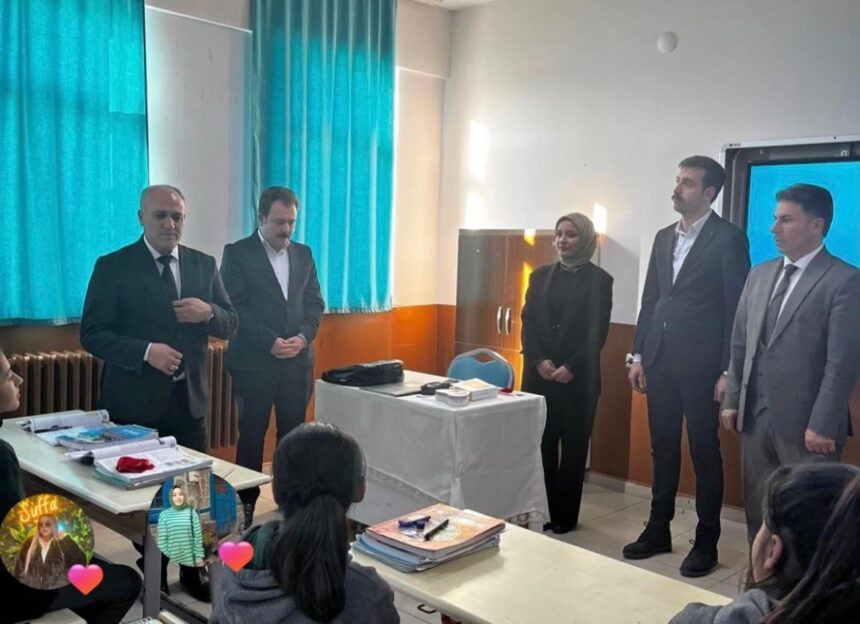 Diyadin İmam Hatip Ortaokulu’na İlçe Milli Eğitim Müdürü’nden Ziyaret Gerçekleşti