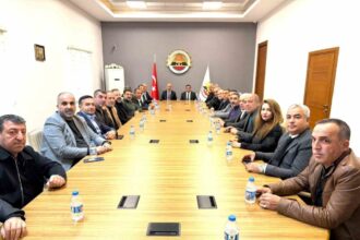 Diyarbakır Emniyet Müdürü Gökduman ve DESOB Başkanı Ebedinoğlu Toplantı Düzenledi