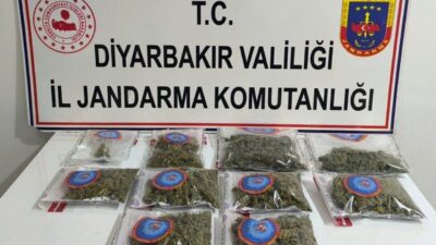 Diyarbakır'da jandarma, uyuşturucu maddeyla ilgili operasyonlar gerçekleştirdi. 8 olayda 25