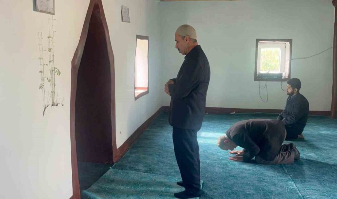 Diyarbakır’ın Bismil ilçesindeki Hz. Ömer Camisi duvarında, toprak ve su