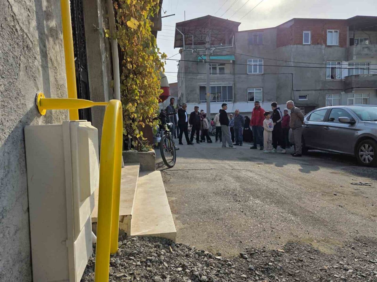 Samsun'un İlkadım ilçesi Kıran Mahallesi'nde, yaklaşık 160 hane doğal gaz