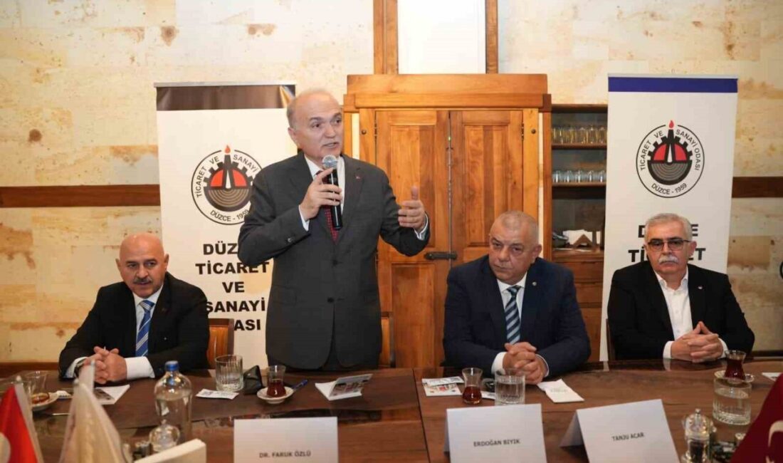 Düzce Ticaret ve Sanayi Odası, yüksek istişare kurulu toplantısında 2026-2029