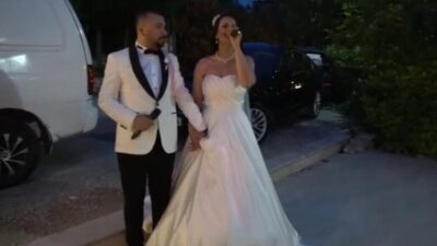 İzmirli Hasan ve Öznur Başkaya, düğünlerinde Ankaralı Coşkun'un "Ne Bilsin