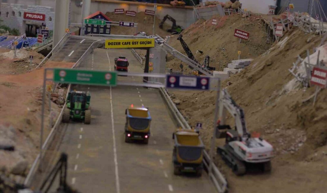 Düzce'de Oğuzhan Eker'in öncülüğünde, Türkiye'nin ilk şantiye konseptli RC araç