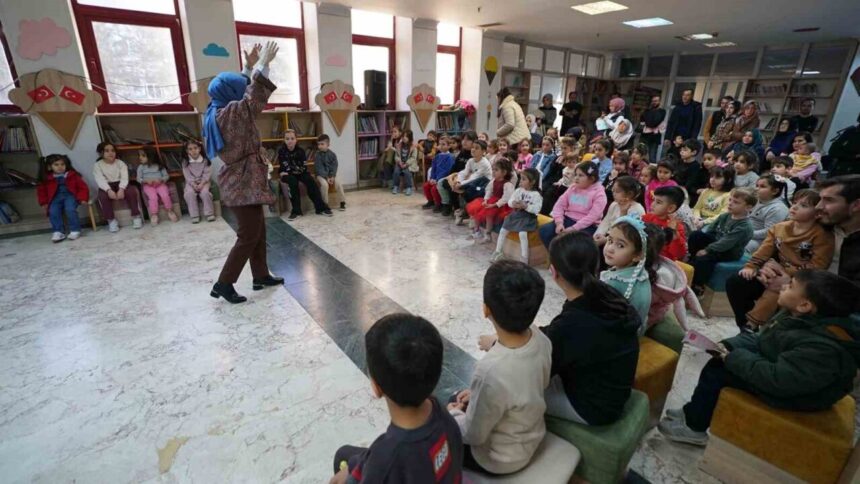 Kahramanmaraş Büyükşehir Belediyesi, çocukların hayal gücünü geliştirmek için yazar Sevde Gözükara’nın katılımıyla masal etkinliği düzenledi.