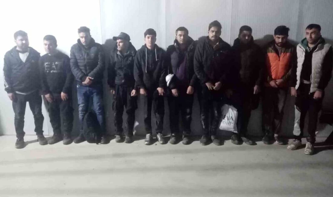 Edirne'nin Uzunköprü ilçesinde, yasa dışı yollardan Avrupa'ya geçmeye çalışan 20