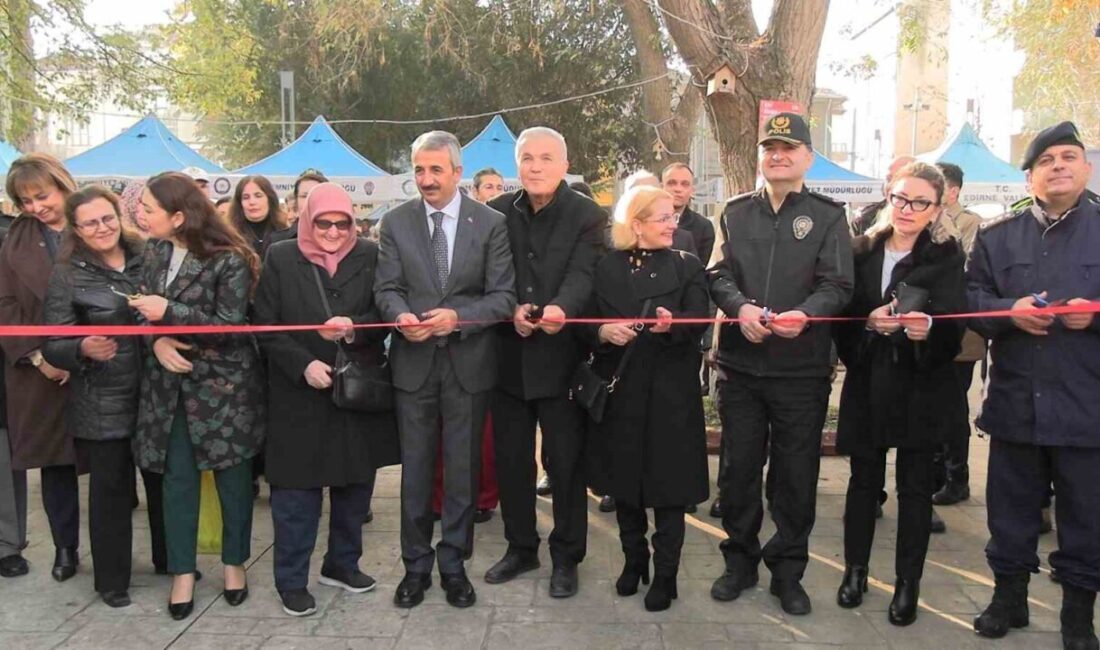 Edirne'de Polis Eşleri Derneği, emniyet mensuplarının ailelerine destek amaçlı bir