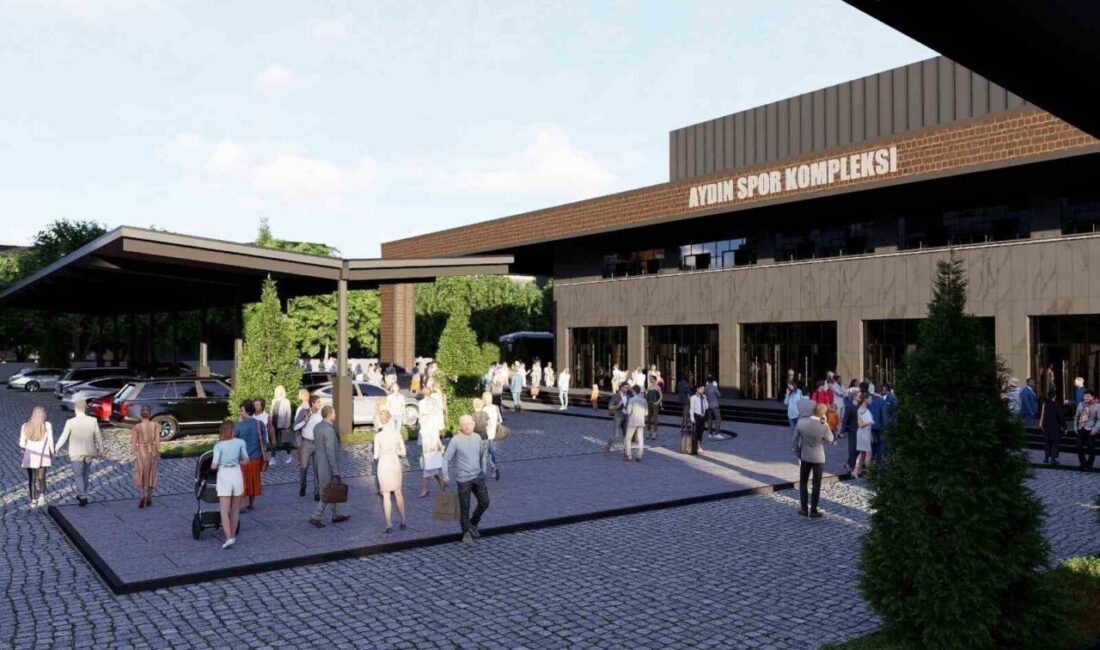 Aydın'ın Efeler ilçesinde, 4 bin seyirci kapasiteli yeni spor salonu