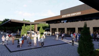 Aydın'ın Efeler ilçesinde, 4 bin seyirci kapasiteli yeni spor salonu