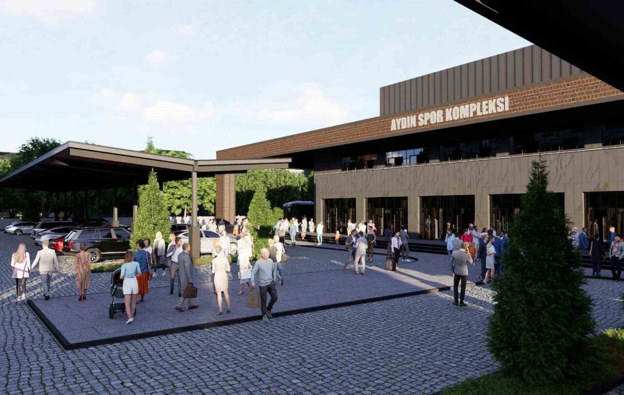 Aydın'ın Efeler ilçesinde, 4 bin seyirci kapasiteli yeni spor salonu