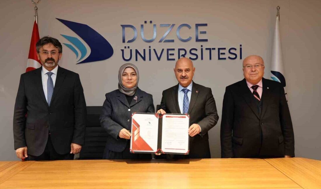 Düzce Üniversitesi ve Milli Eğitim Müdürlüğü Arasında Eğitimde İş Birliği Protokolü İmzalandı Düzce Üniversitesi ve Düzce Milli Eğitim Müdürlüğü, eğitimin kalitesini yükseltmek
