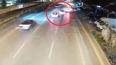 Bursa'nın Yıldırım ilçesinde ehliyetsiz bir genç, ağabeyine ait otomobille tehlikeli