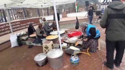 Bolu'nun Mudurnu ilçesinde "Gazze Yararına Hayır Panayırı" yoğun ilgiyle gerçekleştirildi.